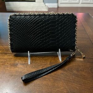 Aldo black large wallet, brand new, never used.